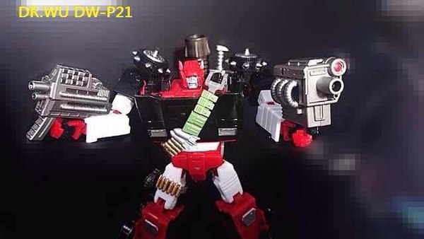 Dr Wu DW P21 RAMBO Weapons Upgrade Set For Masterpiece MP G2 Sideswipe Figure  (2 of 3)